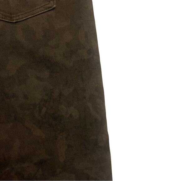 Zara Military Green Camouflage Skinny Jeans Size 6 Olive Utility - Picture 8 of 12